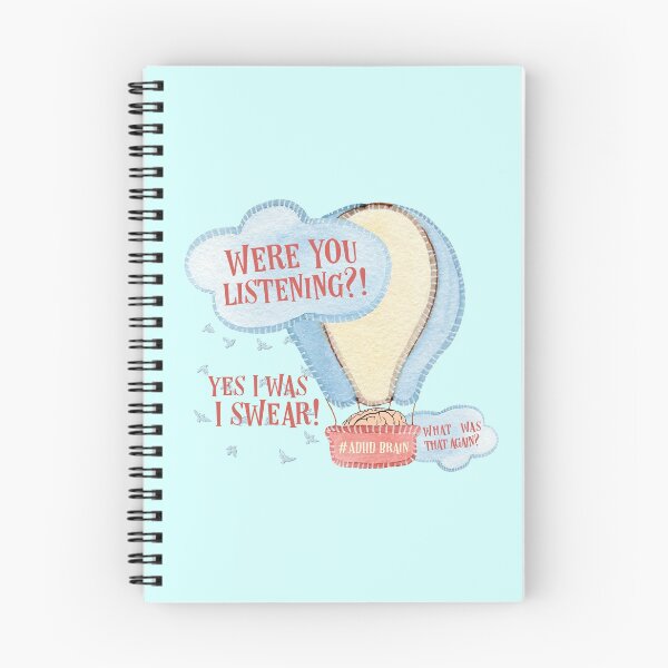 Item preview, #ADHD Were You Listening Yes I was I Swear! What Was That Again? Pastel, Attention Deficit Hyperactive Disorder designed and sold by MJDezigns.