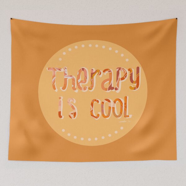 Item preview, Therapy is Cool designed and sold by Art-by-Makaela.