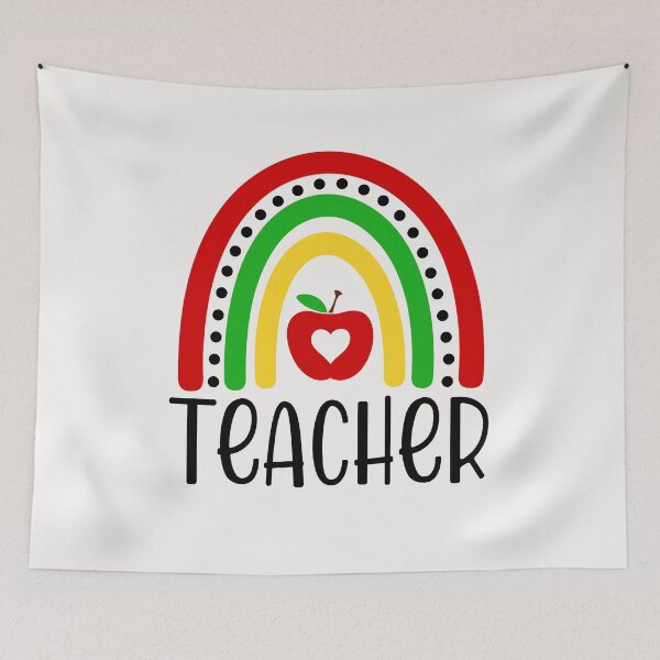 Item preview, Teacher Rainbow designed and sold by WaveOcean123.