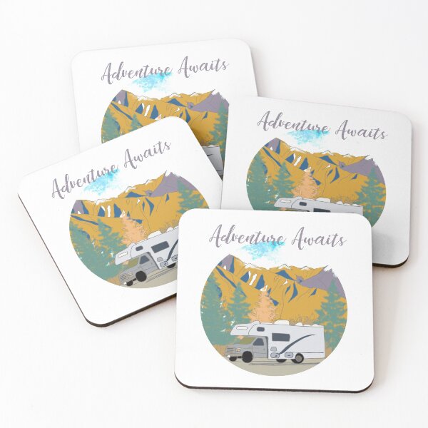 Item preview, Adventure awaits Motorhome  designed and sold by Leatextileart.
