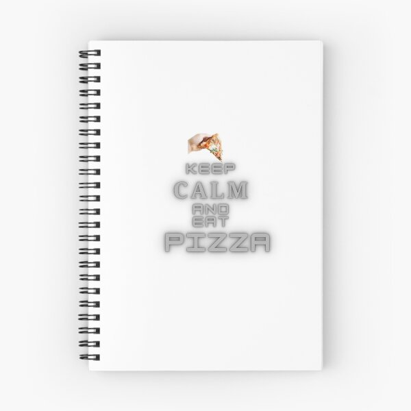 Aperçu de l'œuvre Gardez le calme et mangez de la pizza avec la main le donne créée et vendue par THEPURITYSTAR.