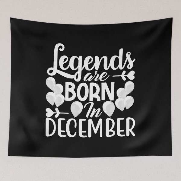 Item preview, legends are born in december, december birthday shirt, december shirt, december birthday, december birth, made in december, born in december designed and sold by T-DESIGNEDZ.