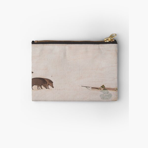 Item preview, Raja Ram Chand of Amber Hunting Wild Boar designed and sold by HinduArtGallery.