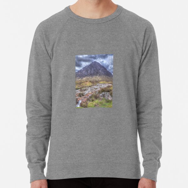 Buachaille Etive Mor in the Highlands of Scotland Lightweight Sweatshirt