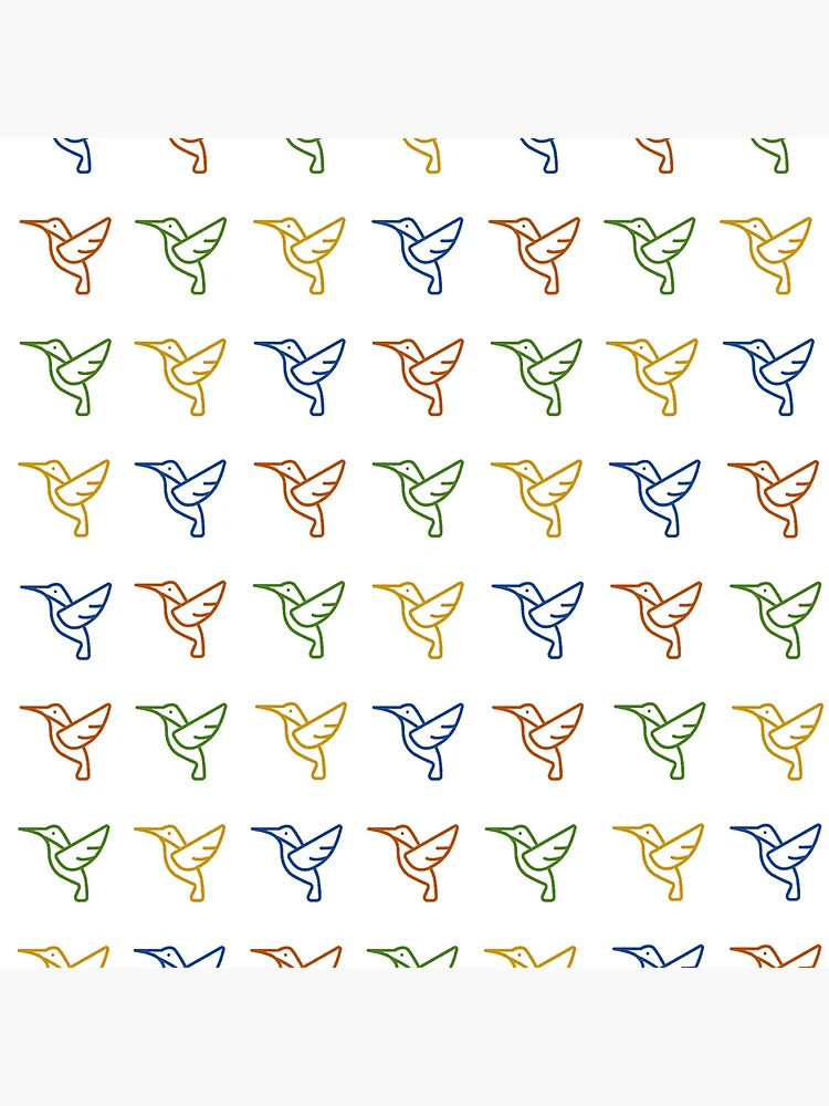 Thumbnail 4 of 4, Clock, Birds (Diagonal Pattern) designed and sold by PSheekey.