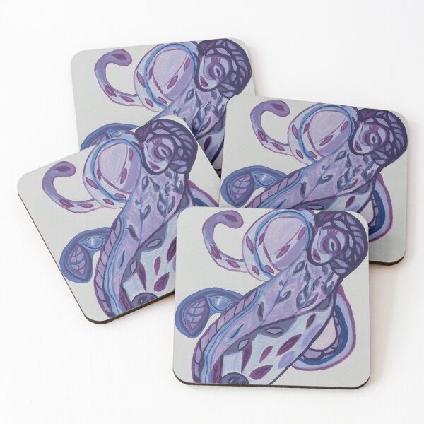 Item preview, A Gouache squid design designed and sold by Yvoreed.