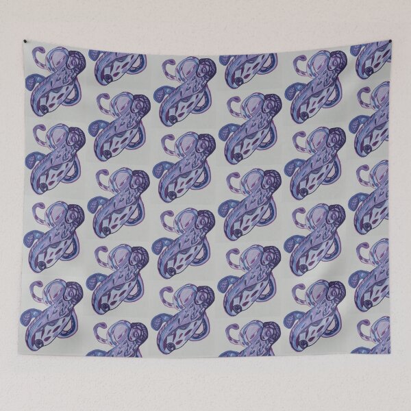 Item preview, Un diseño de calamar Gouache designed and sold by Yvoreed.