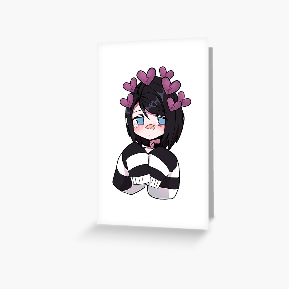 Emo Girl  Greeting Card for Sale by poluslicida6