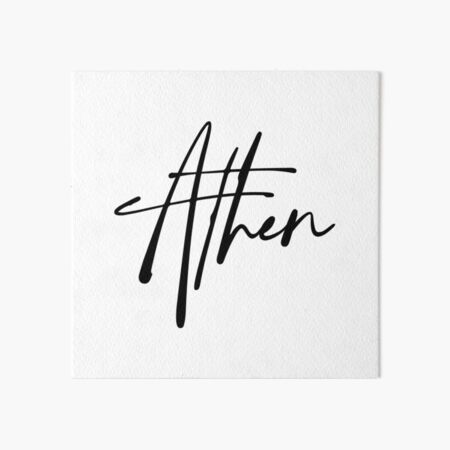 Athen Signature Art Board Print