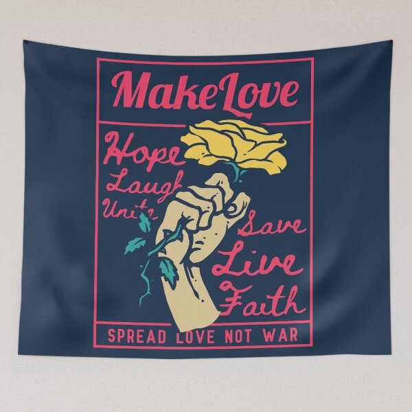 Item preview, Illustration Hand Holding Rose Symbol Love Propaganda with Retro Vintage Colors designed and sold by Peekonet.
