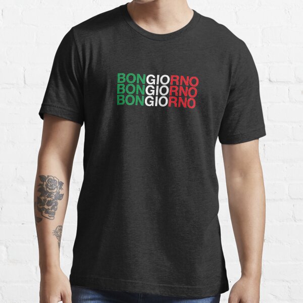 BONGIORNO Italian Flag Essential T-Shirt