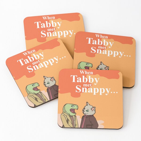 Item preview, when tabby met snappy designed and sold by jennlang.
