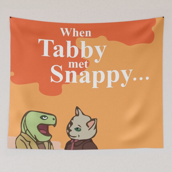 Item preview, when tabby met snappy designed and sold by jennlang.