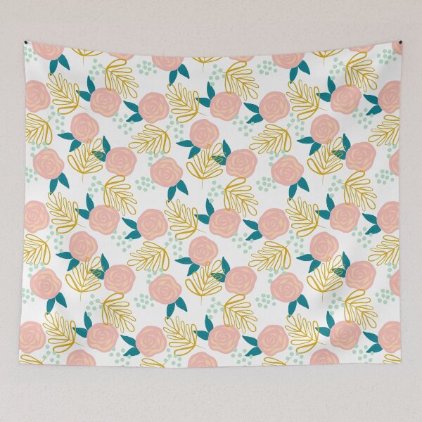Item preview, Pretty flowers and leaves designed and sold by FiTambling.