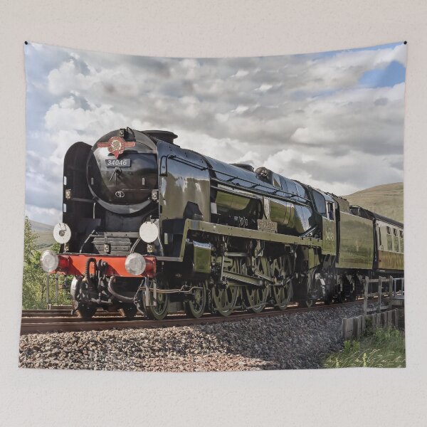 Item preview, Steam train Braunton 34046 designed and sold by Millysuewood.