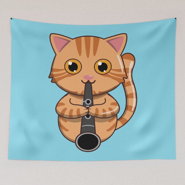 Item preview, Bengal Cat Playing The Clarinet designed and sold by Luan Huynh.