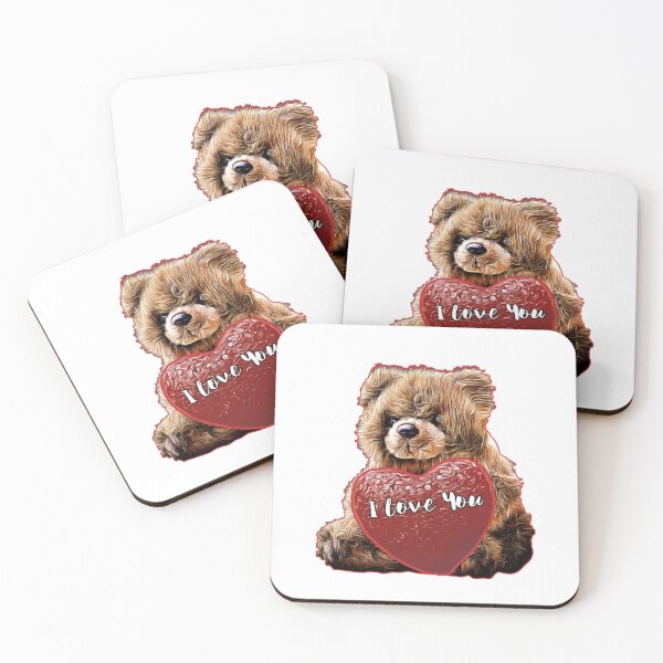 Item preview, I Love You bear designed and sold by Chroma Myst.