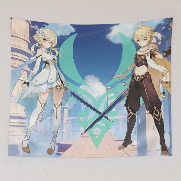 Item preview, Aether and Lumine (Anemo) designed and sold by VelvetZone.
