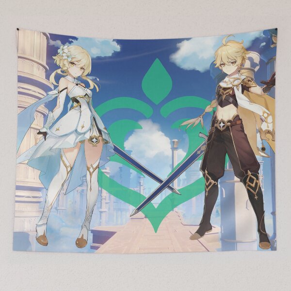 Item preview, Aether and Lumine (Dendro) designed and sold by VelvetZone.
