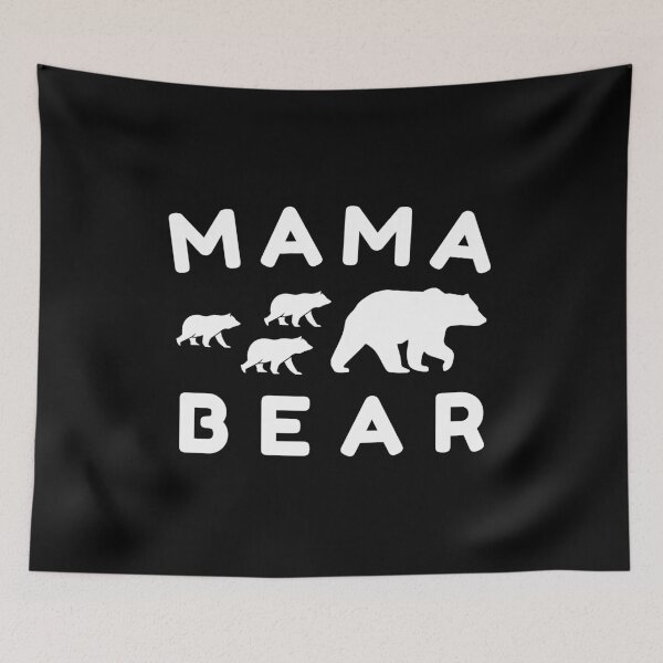 Item preview, Bear with Cubs mama bear cute bear family momma bear silhouette  designed and sold by Cafecreative.