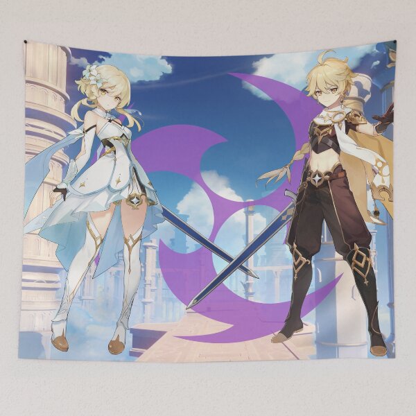 Item preview, Aether and Lumine (Electro) designed and sold by VelvetZone.