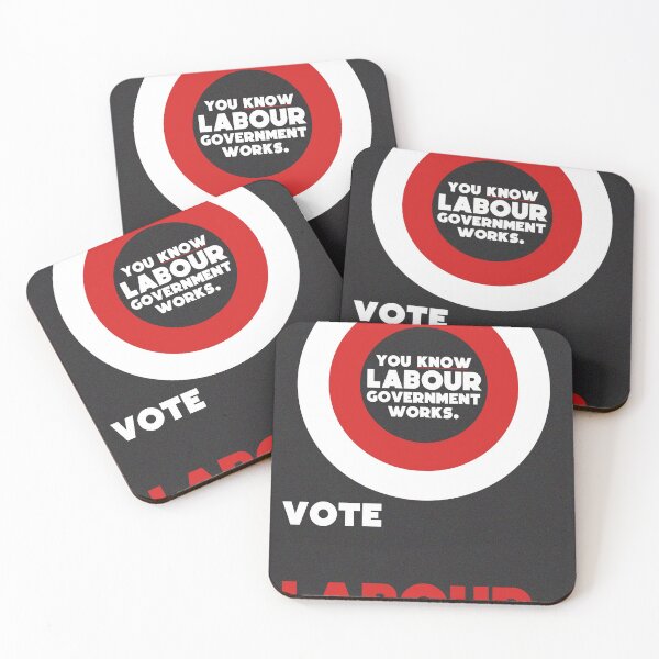Item preview, 1966 Labour Government Poster redesign (dark grey/black) designed and sold by the1900creative.