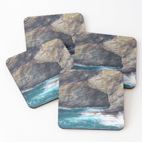 Item preview, Merlin's Caves in Tintagel England. designed and sold by Natural-Habitat.