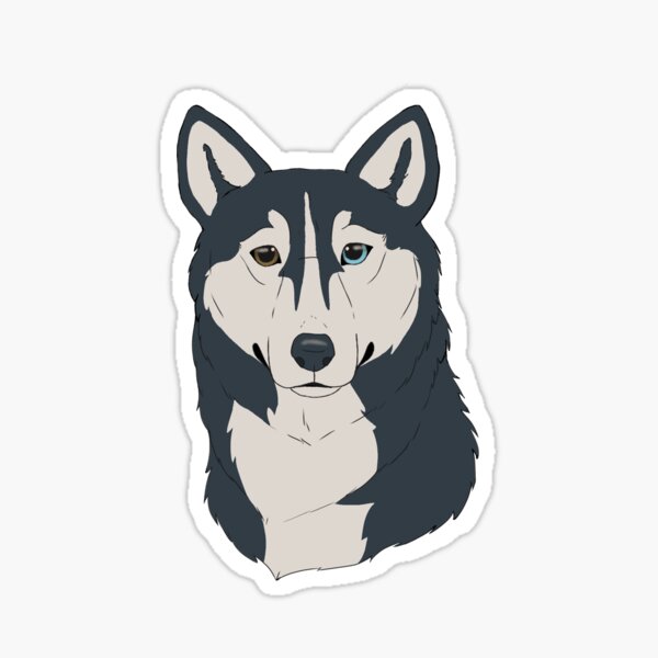 Item preview, Siberian Husky - Black designed and sold by Cynthiaetal.