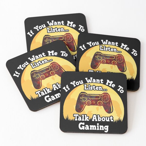 Item preview, If You Want Me To Listen... Talk About Gaming Funny illustration vintage  designed and sold by KO-Design.