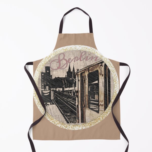 Item preview, BERLIN - photo design - Oberbaumbrücke - S-Bahn - Shabby Silouhette designed and sold by kikidu21.