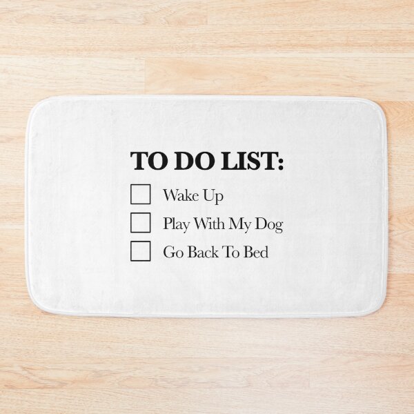 Item preview, To Do List (Black) designed and sold by thedogewhispers.