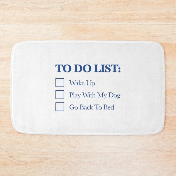 Item preview, To Do List (Blue) designed and sold by thedogewhispers.