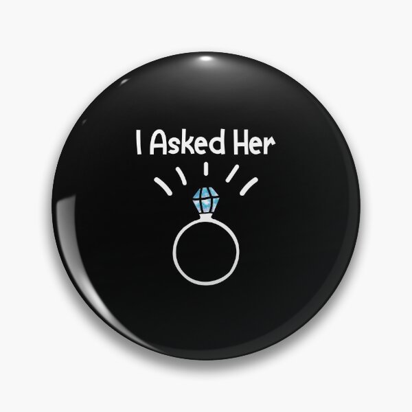 Item preview, I Asked Her Fiance Proposal designed and sold by TheMattDesigns.