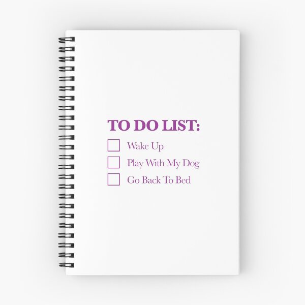 Item preview, To Do List (Purple) designed and sold by thedogewhispers.