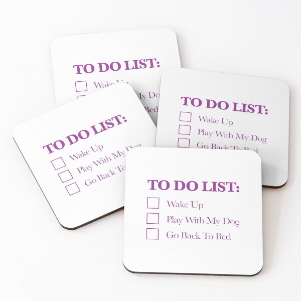 Item preview, To Do List (Purple) designed and sold by thedogewhispers.