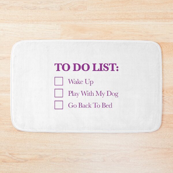 Item preview, To Do List (Purple) designed and sold by thedogewhispers.