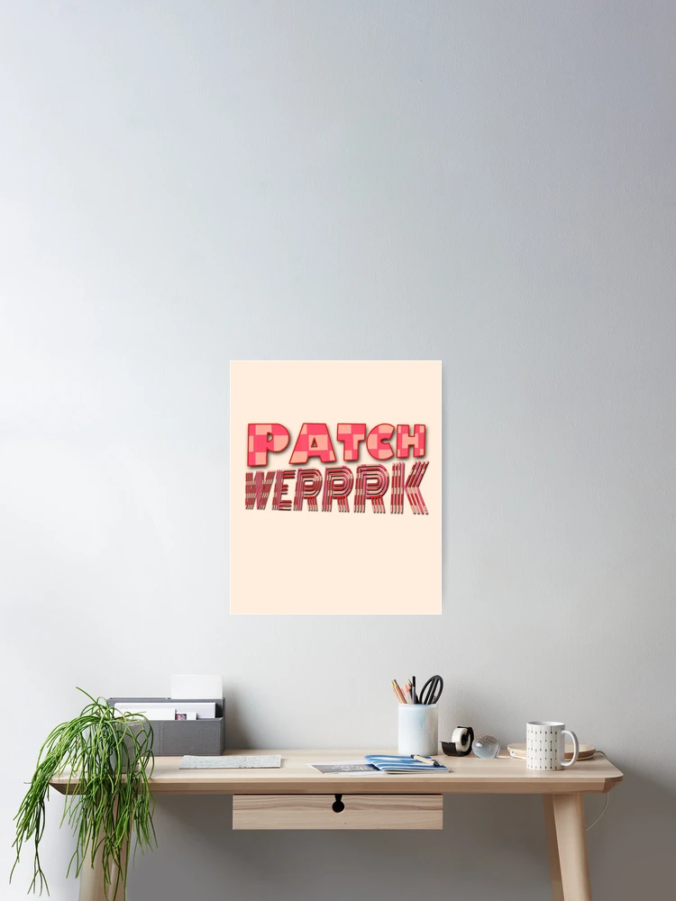 Thumbnail 2 of 3, Poster, PATCHWERRRK Design One designed and sold by patchwerrrk.