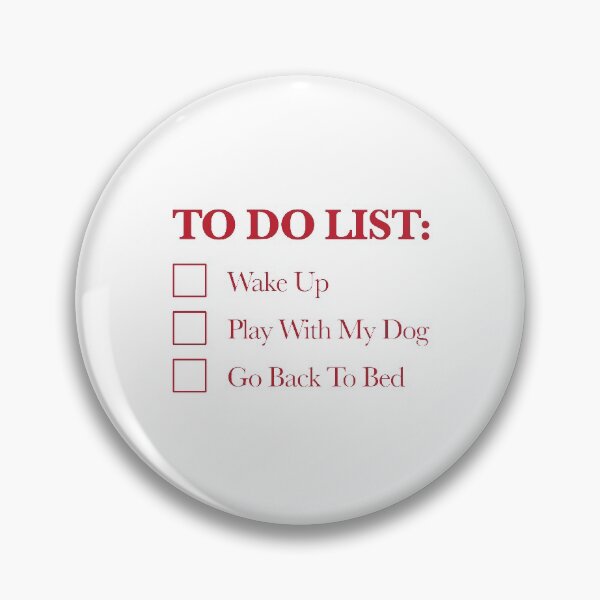 Item preview, To Do List (Red) designed and sold by thedogewhispers.