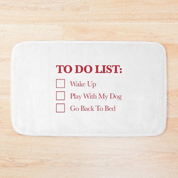 Item preview, To Do List (Red) designed and sold by thedogewhispers.