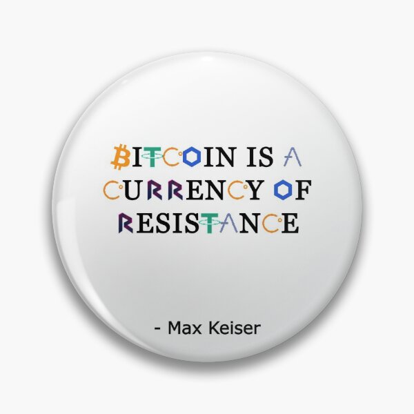 Item preview, Bitcoin is a Currency of Resistance designed and sold by Anthony Joseph Latorre.
