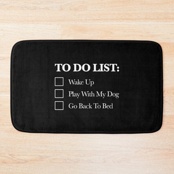 Item preview, To Do List (White) designed and sold by thedogewhispers.