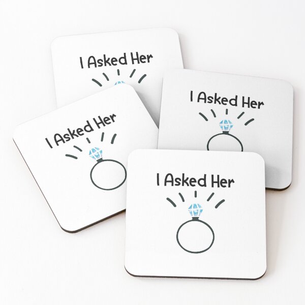 Item preview, Copy of I Asked Her Fiance Proposal designed and sold by TheMattDesigns.
