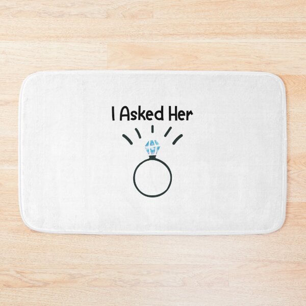 Item preview, Copy of I Asked Her Fiance Proposal designed and sold by TheMattDesigns.