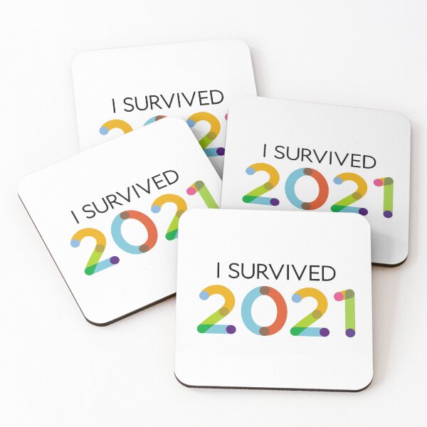 Item preview, I Survived 2021! designed and sold by VicEllisArt.
