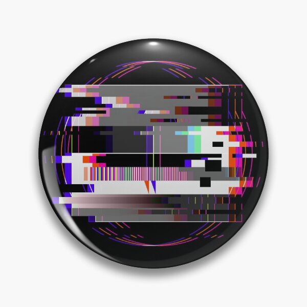 Item preview, Pink Glitch TV test designed and sold by zeljkica.