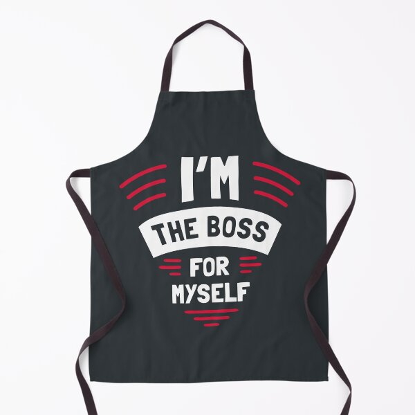 Item preview, I'm Boss Myself Motivation Quote Handwritten Vector Design designed and sold by Peekonet.