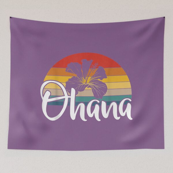Item preview, Ohana Hawaiian Hibiscus Flower Retro Hawaii Family Vacation  designed and sold by PRID3STATE.