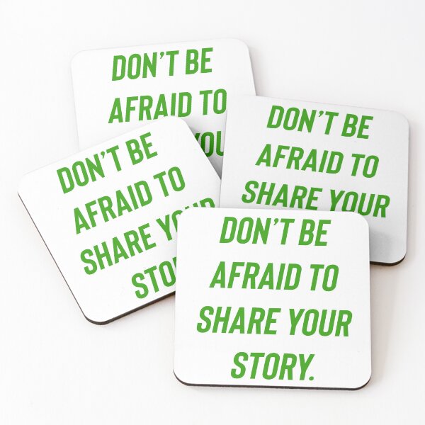 Item preview, Don’t be afraid to share your story,  designed and sold by Kidzx6.