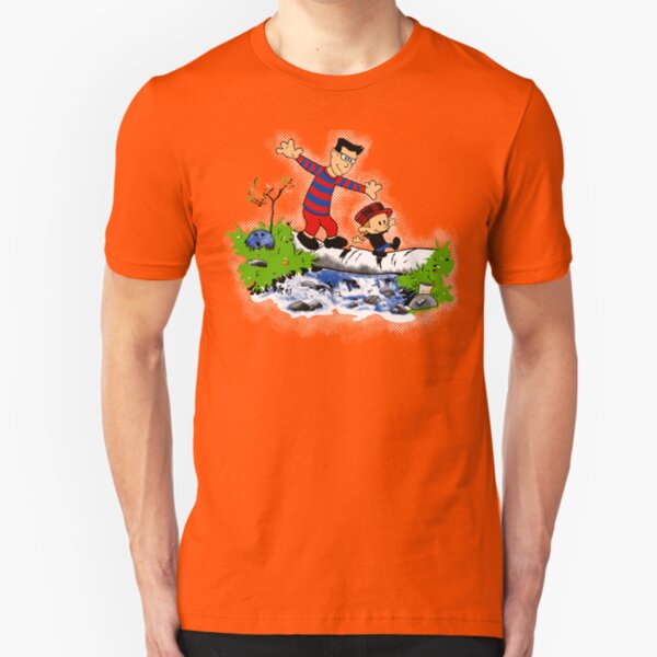 Little Viking and Strong Man Slim Fit T-Shirt