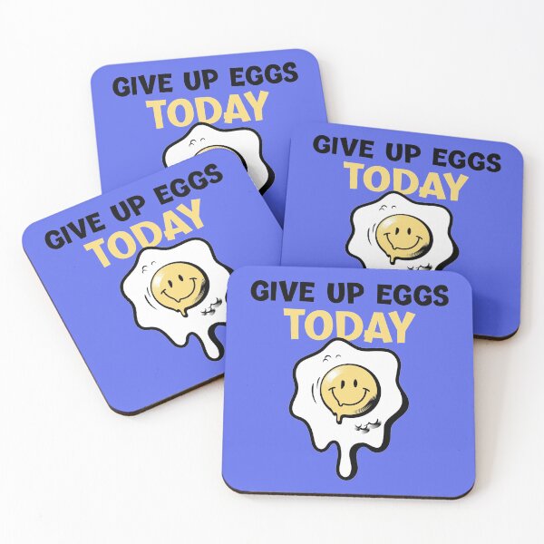 Item preview, Give up Eggs Today designed and sold by Printed-Goodies.